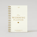 Our Wedding Planner - Beige - Gold Foil Wedding Planner