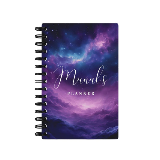 Dreamy Clouds Name Lined Notebook