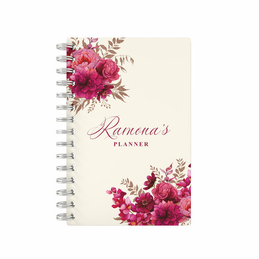 Bouquet 2026 Daily Planner - Fuchsia
