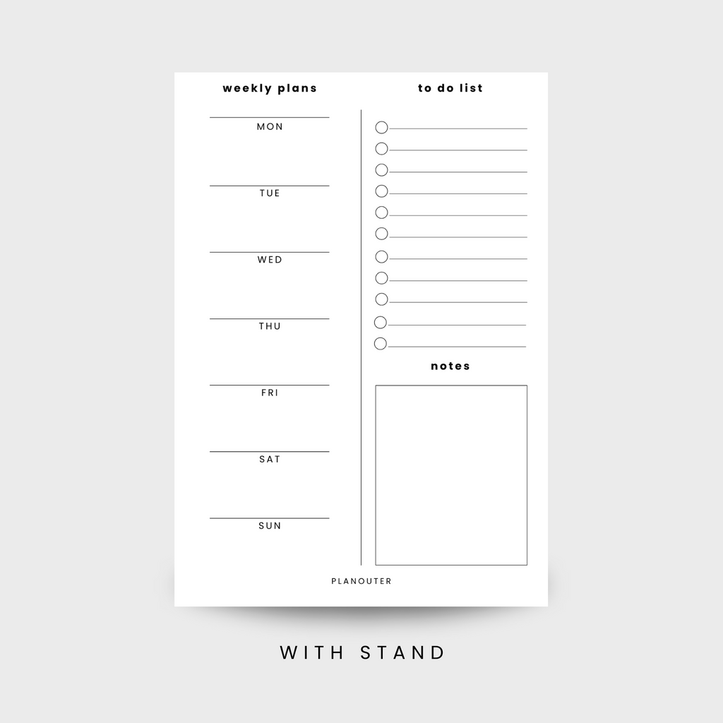 Details Weekly Planner - Acrylic Board