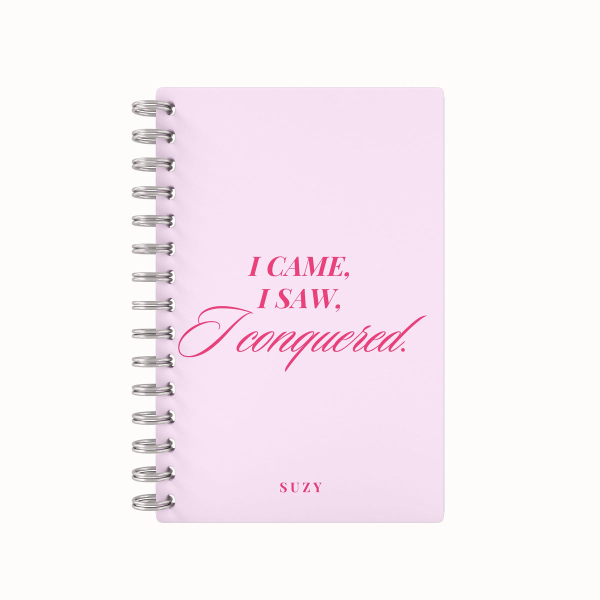 I Conquered Lined Notebook