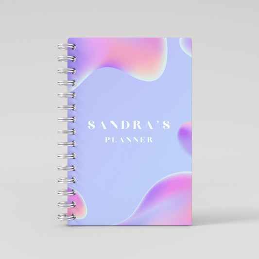 Purple Fluid Gradiant Student Planner