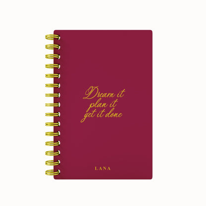 Dream It Foil Undated Daily Planner