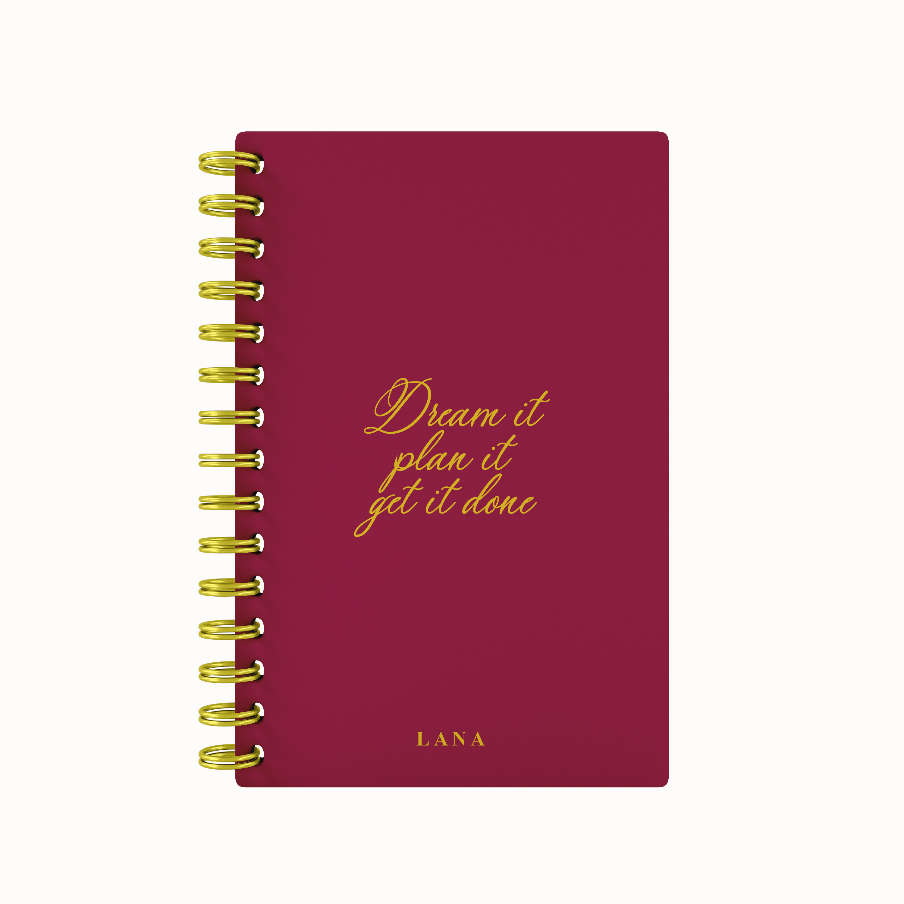 Dream It Foil 2026 Weekly Agenda