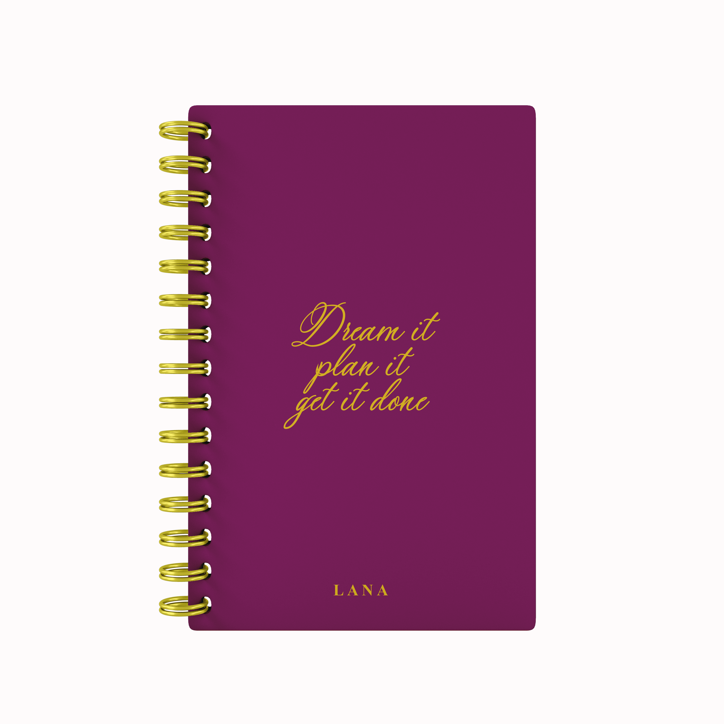 Dream It Foil 2026 Weekly Agenda