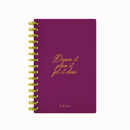 Dream It Foil 2026 Weekly Agenda