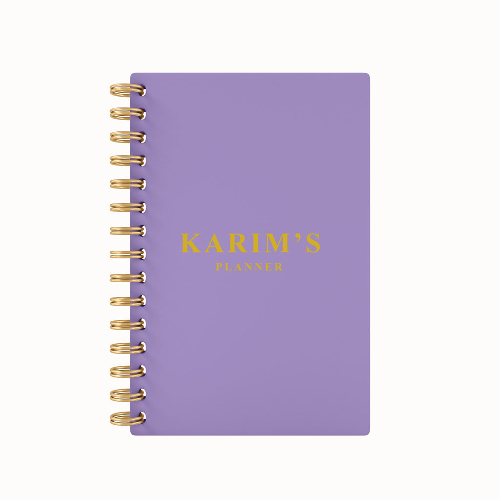 Any Name Foil 2026 Daily Planner