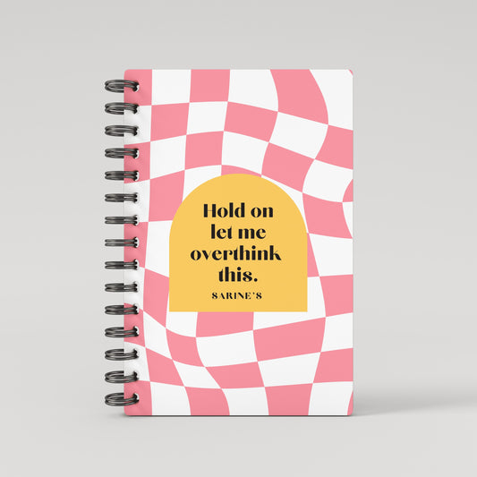 Checkered Pink 2025 Daily Planner