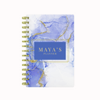 Blue White Marble - Teacher Planner