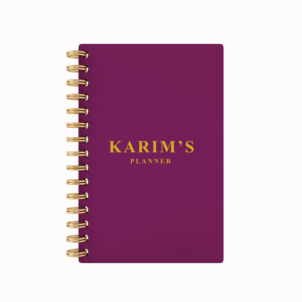 Any Name Foil 2026 Daily Planner