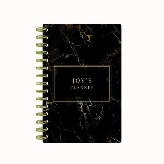 Marbles 2026 Weekly Planner - Black