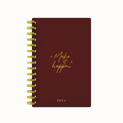 Make It Happen Foil 2026 Weekly Agenda