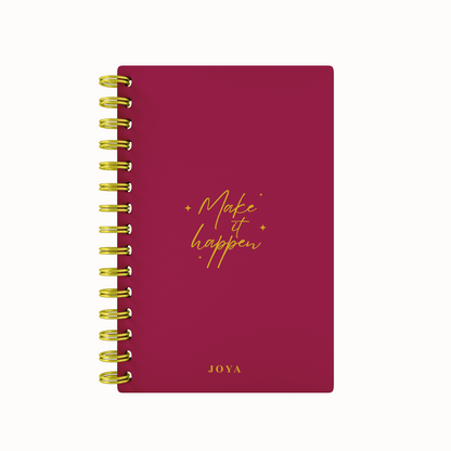 Make It Happen Foil 2026 Weekly Agenda