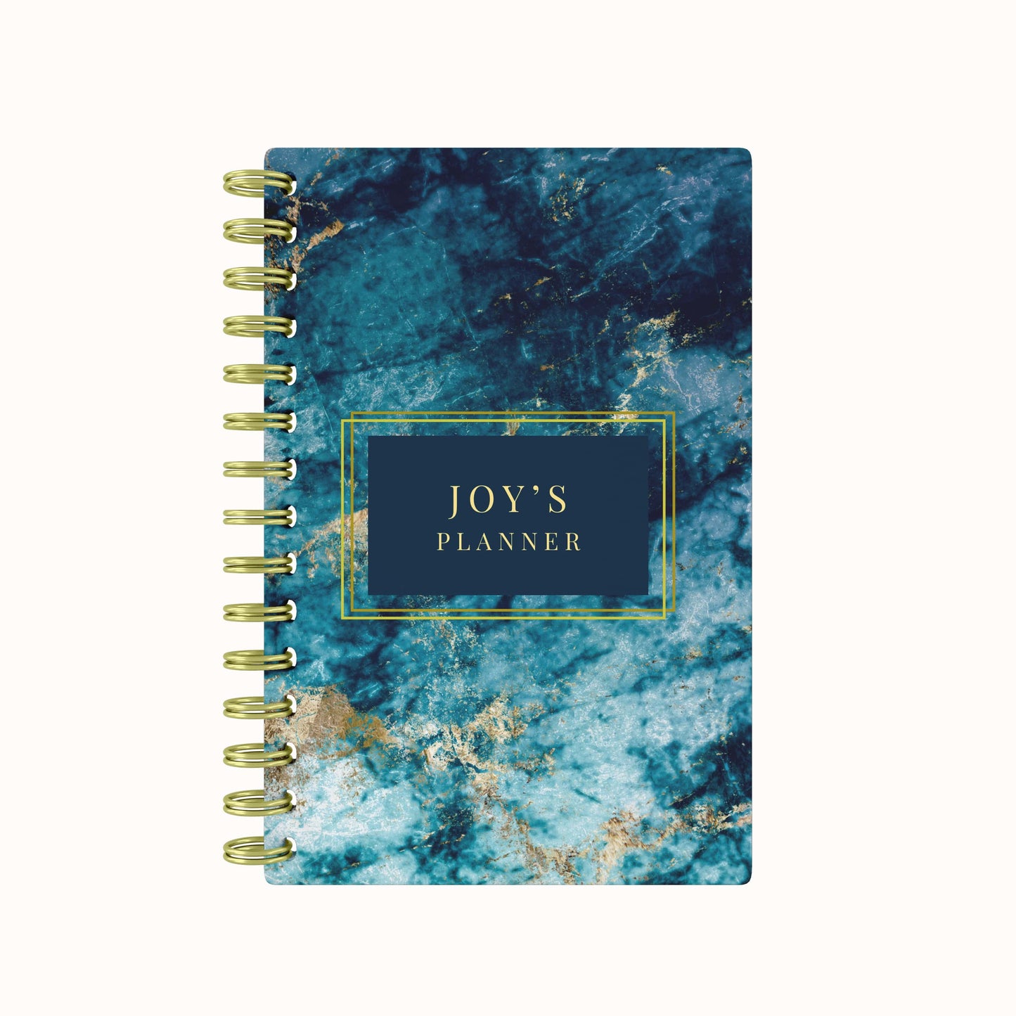 Marbles 2026 Daily Planner - Aqua