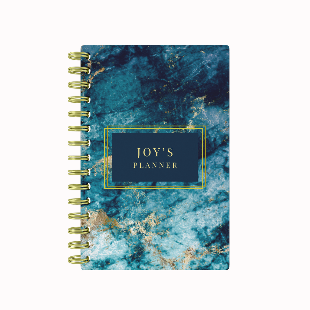 Dark Blue Marble - Teacher Planner