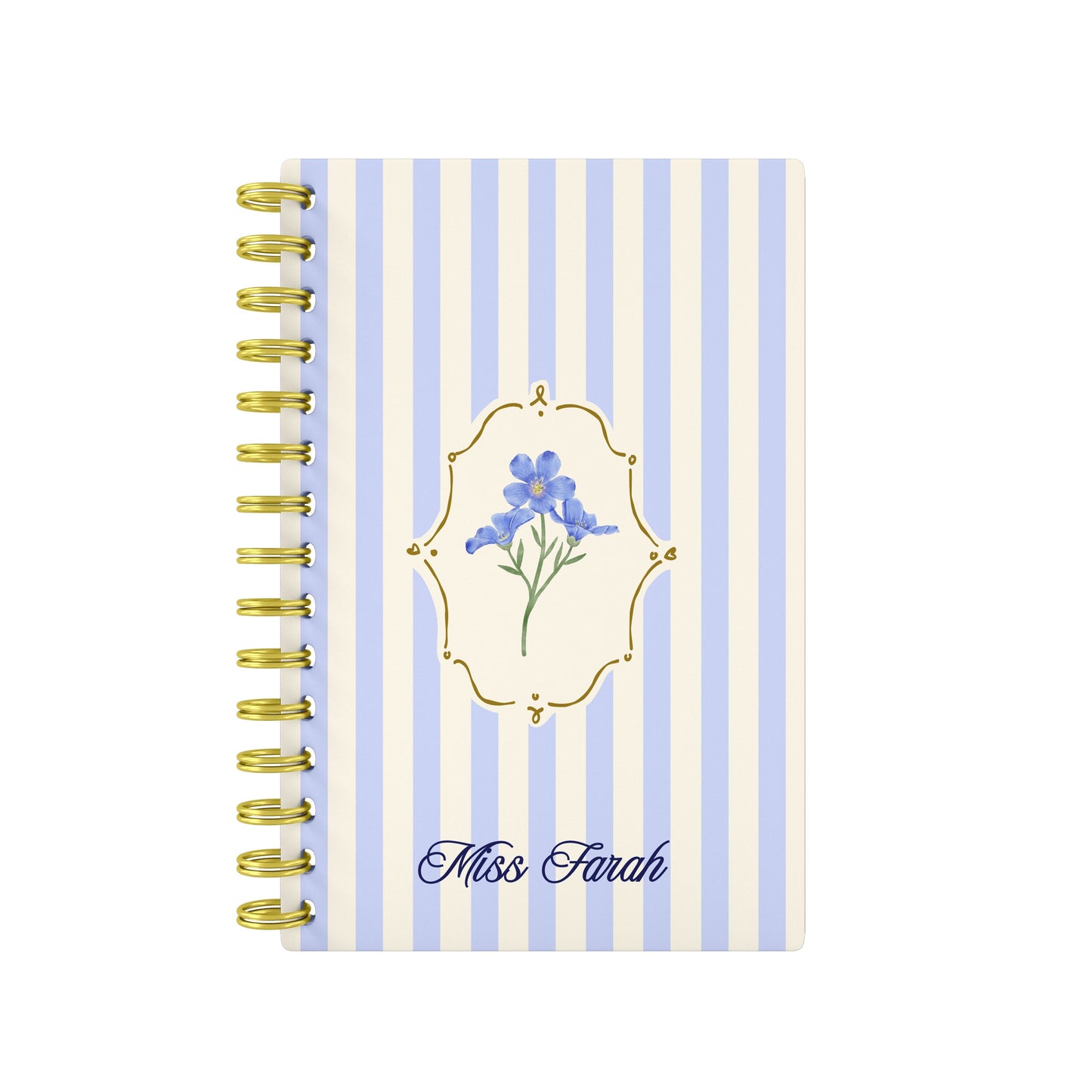 Vintage Flower Blue - Teacher Planner