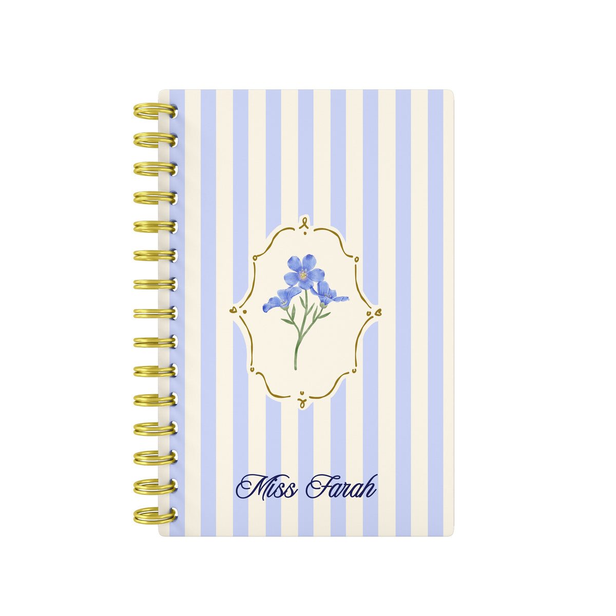 Vintage Flower Blue - Teacher Planner