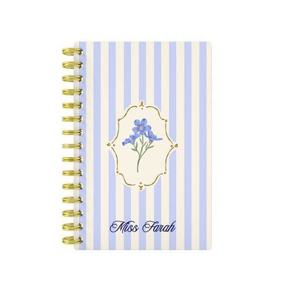 Vintage Flower Blue - Teacher Planner