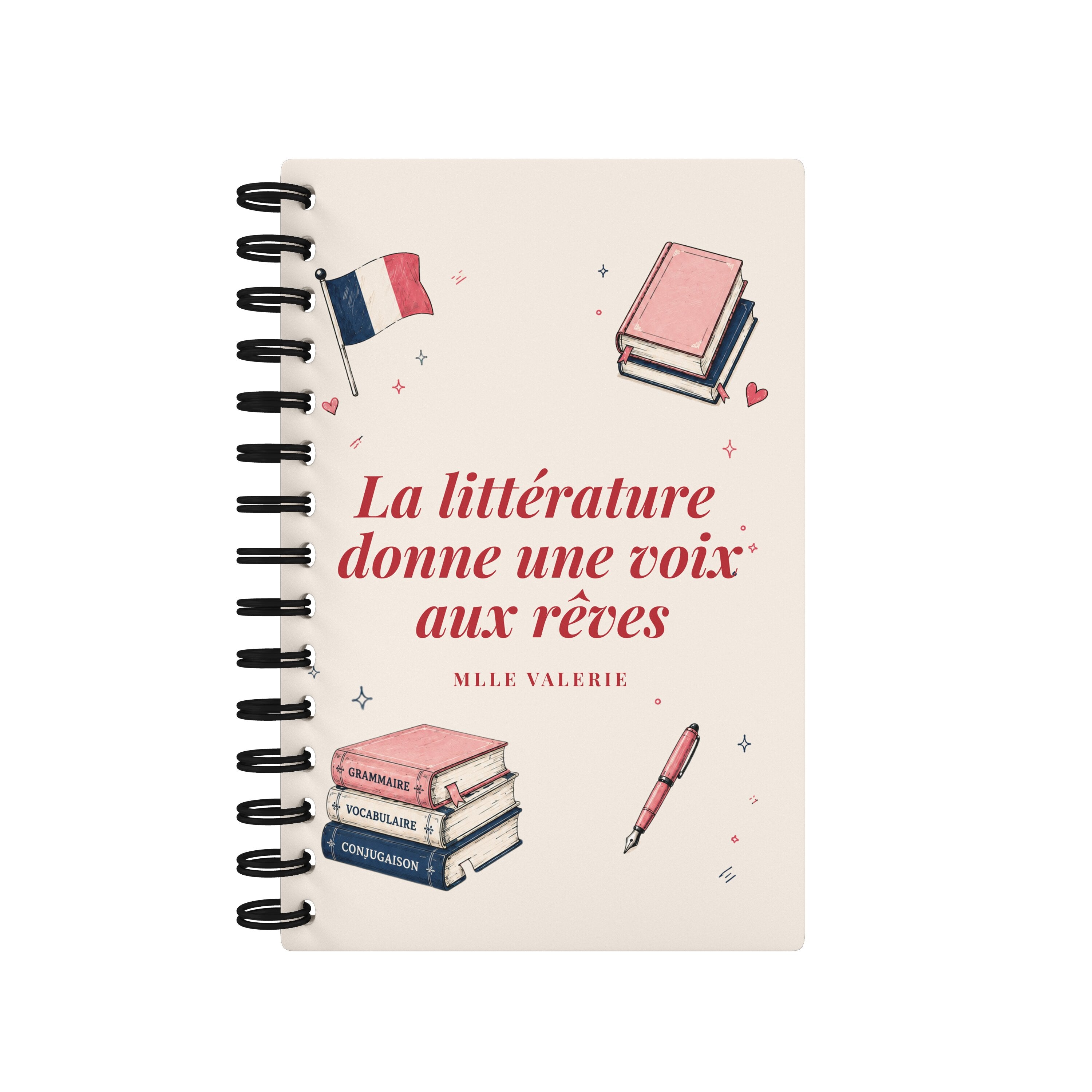 French Teacher Beige - Teacher Planner