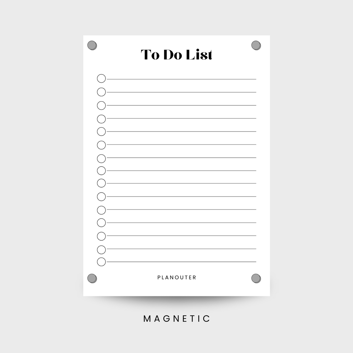 ToDo List - Acrylic Board