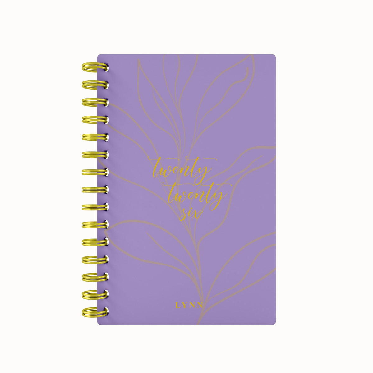 Blooming 2026 Foil Lined Notebook