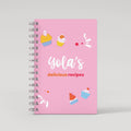 Abstract Delights Pink Recipe Book