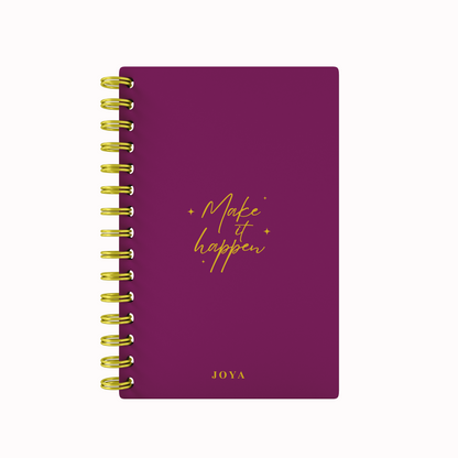 Make It Happen Foil 2026 Weekly Agenda