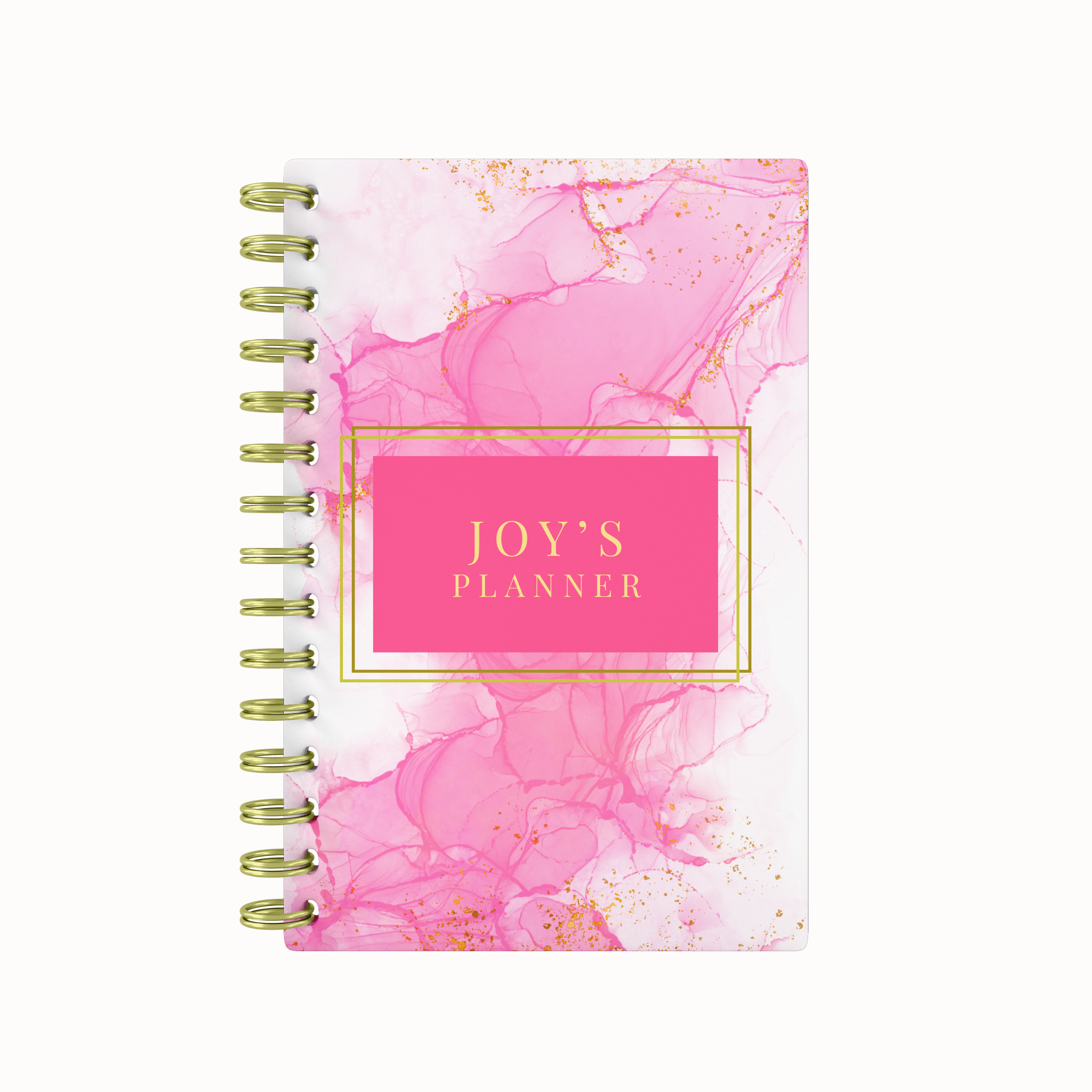Pink White Marble - Teacher Planner
