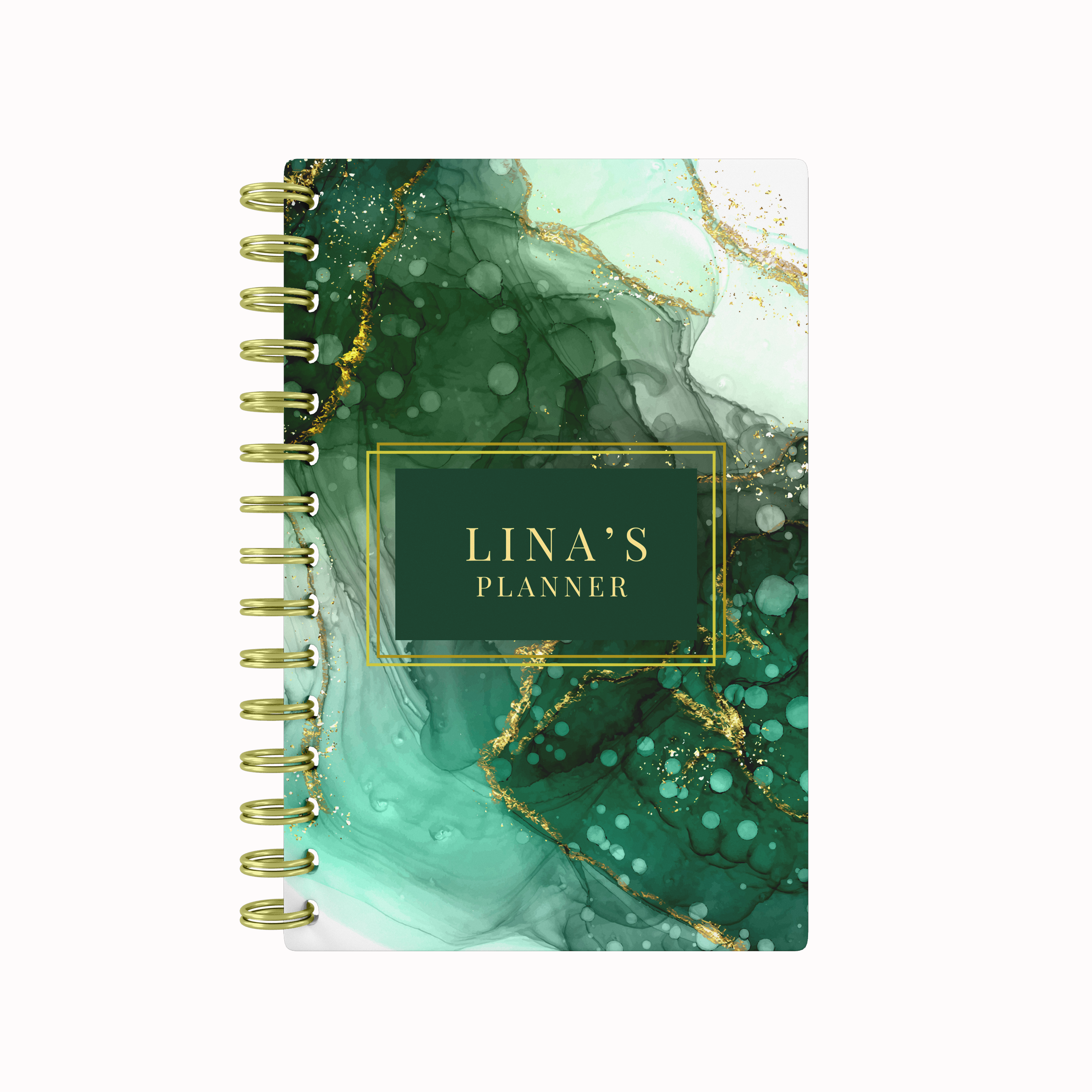 Dark Green Marble - Teacher Planner