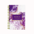 Dark Purple Marble - Teacher Planner