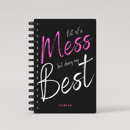 Best Mess Lined Notebook