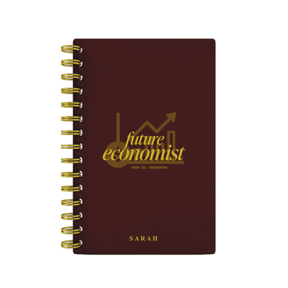 Future Economist - Foil Lined Notebook