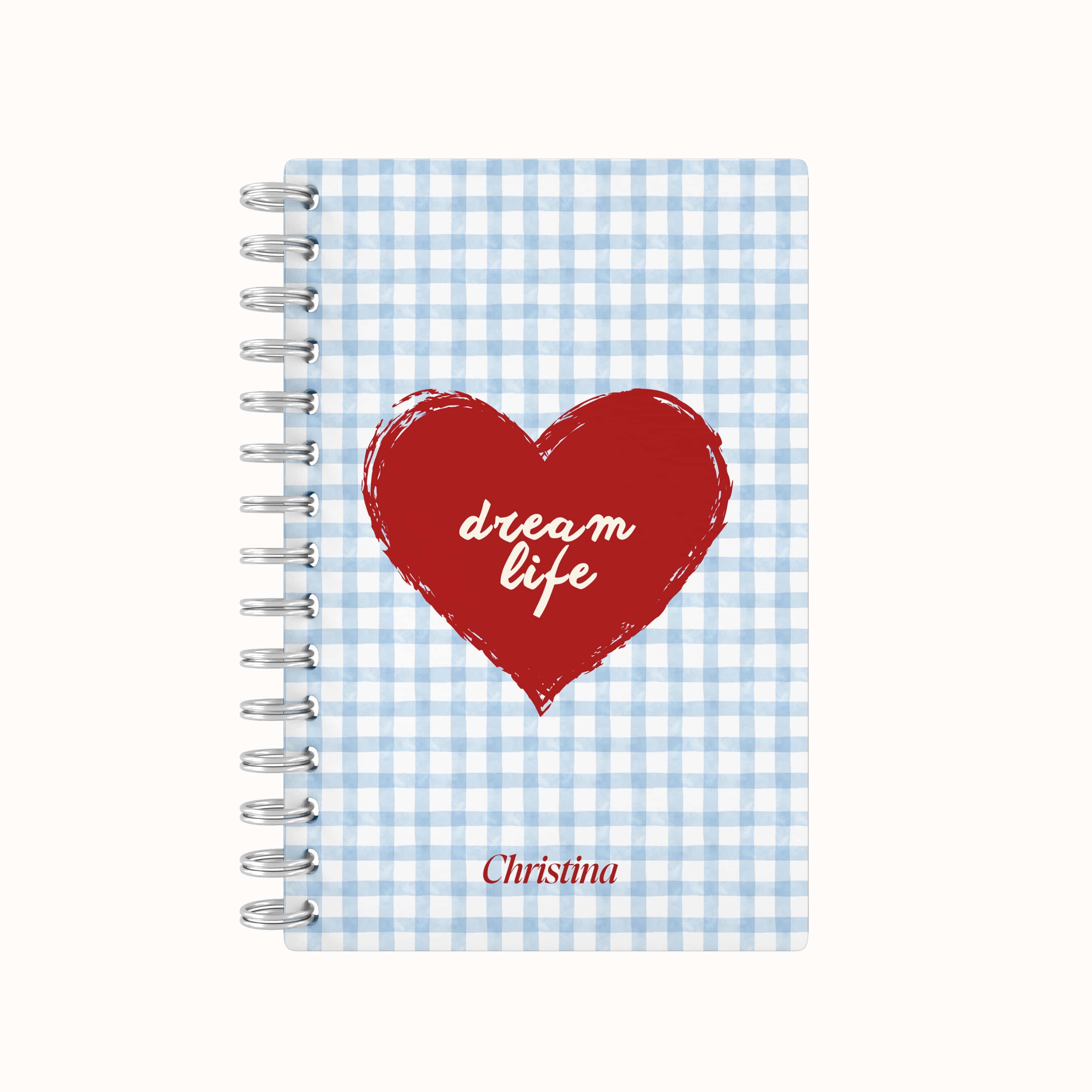 Dream Life Heart 2026 Weekly Planner - Blue
