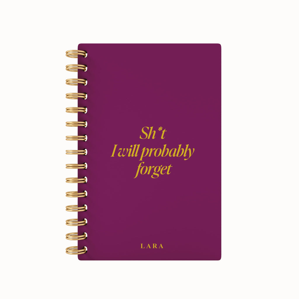 Sh*t I'll Forget Foil 2026 Daily Planner