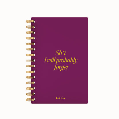 Sh*t I'll Forget Foil 2026 Daily Planner