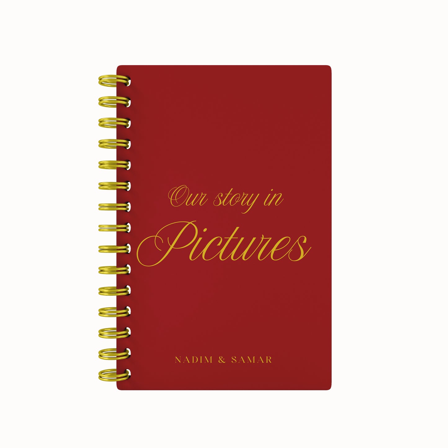 Our Story in Pictures ScrapBook - Red