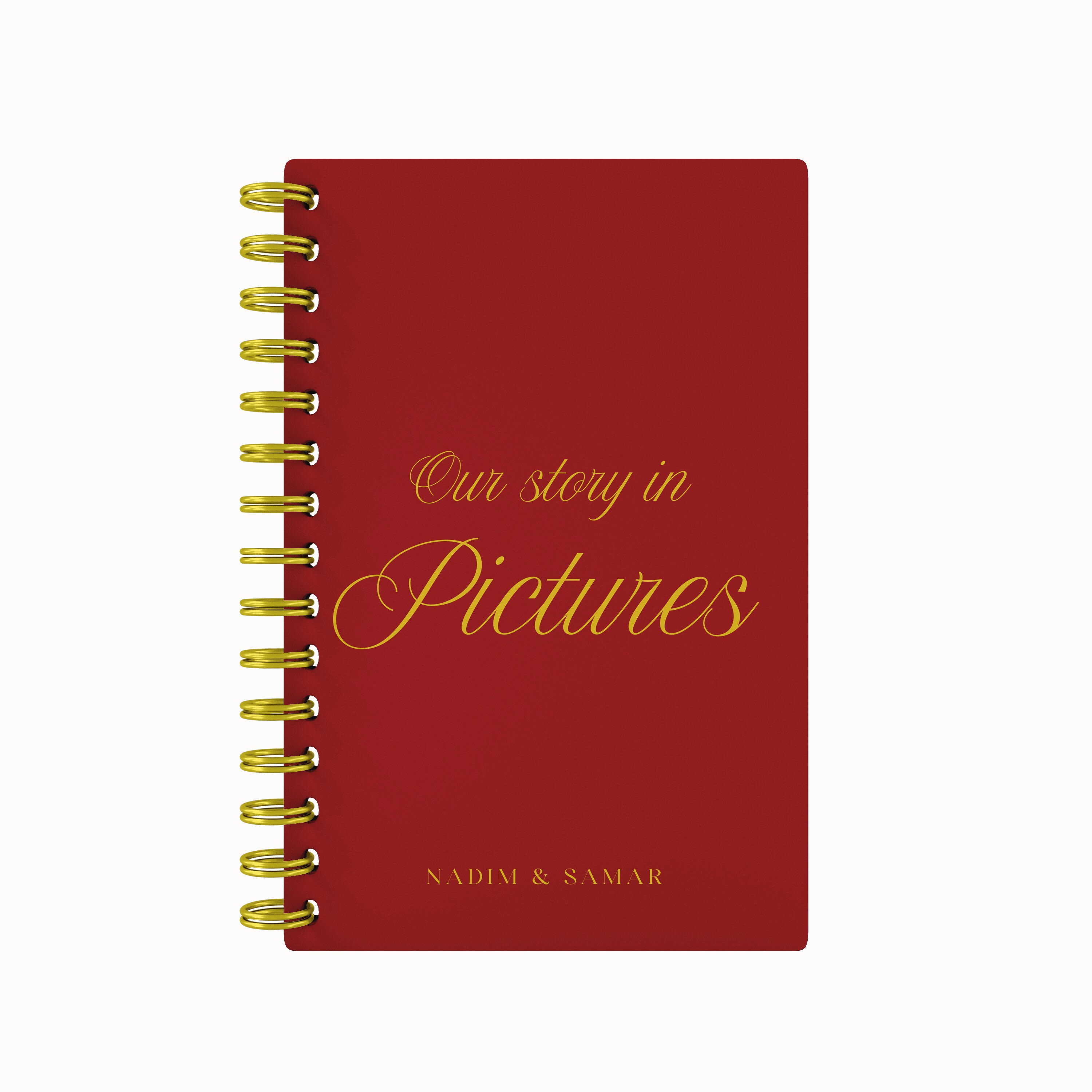 Our Story in Pictures ScrapBook - Red