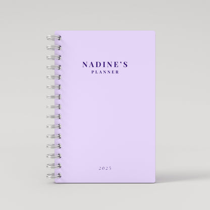 Solid Name 2025 Daily Planner