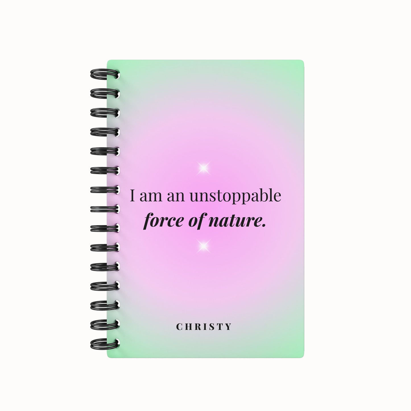 Unstoppable 2026 Daily Planner - Gradient Green