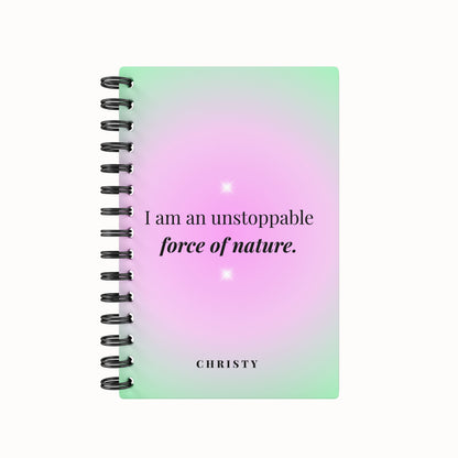 Unstoppable 2026 Daily Planner - Gradient Green