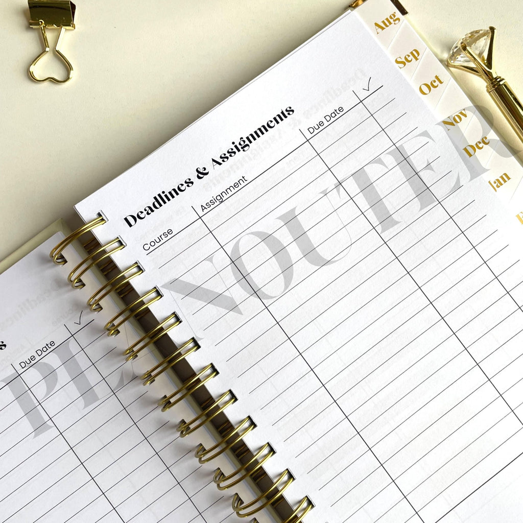 Any Name - Foil Student Planner