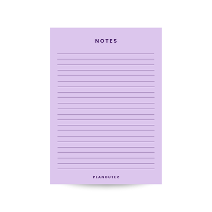 Notes Notepad - Purple