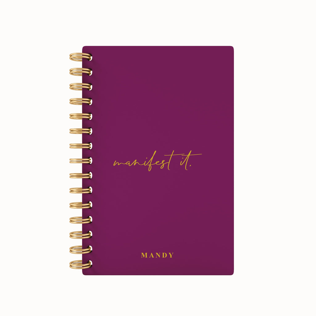 Manifest it Foil 2026 Daily Planner