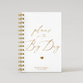 Plans for the Big Day - White - Gold Foil Wedding Planner