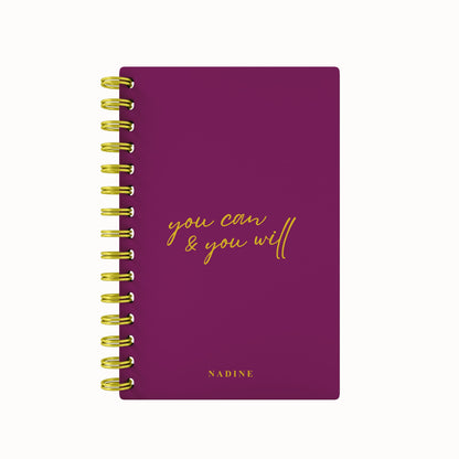 You Can & You Will Foil 2026 Desk Planner