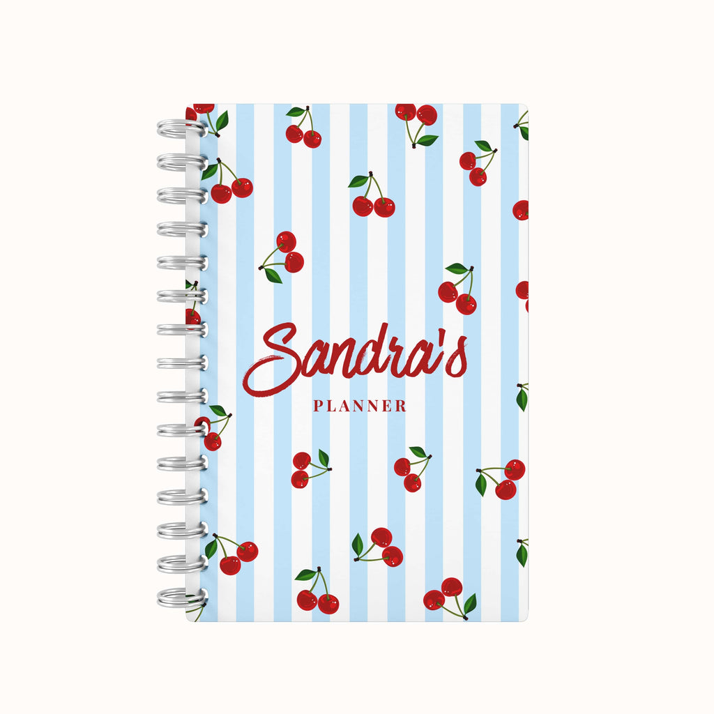 Strips Cherries 2026 Daily Planner - Blue