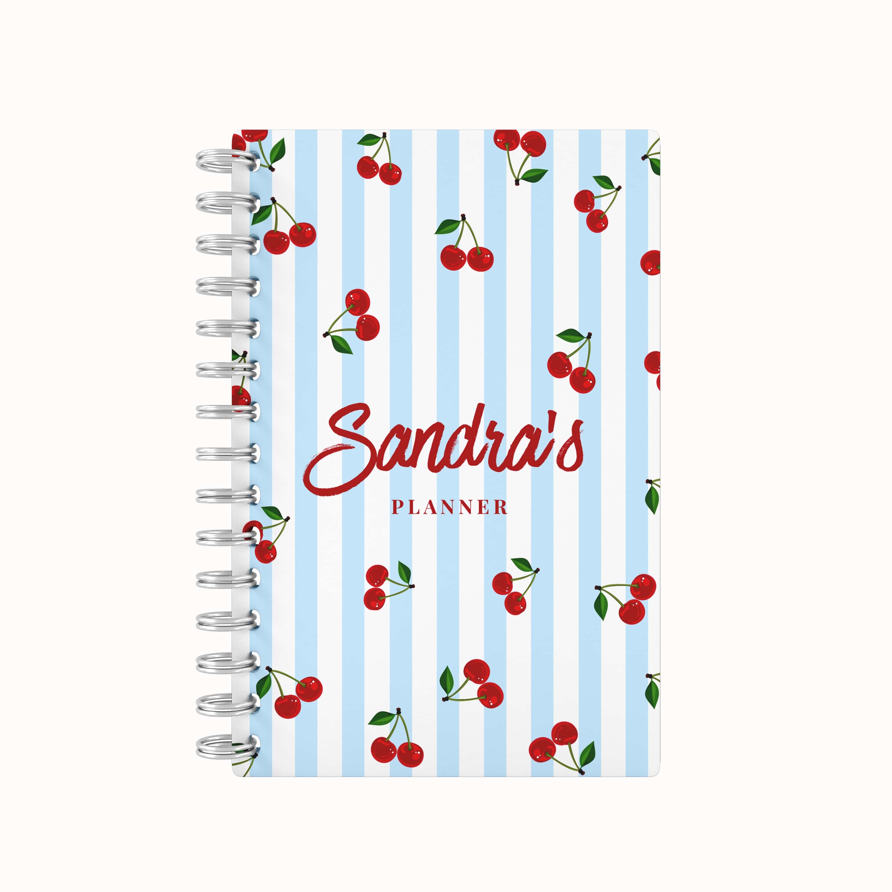 Strips Cherries 2026 Daily Planner - Blue