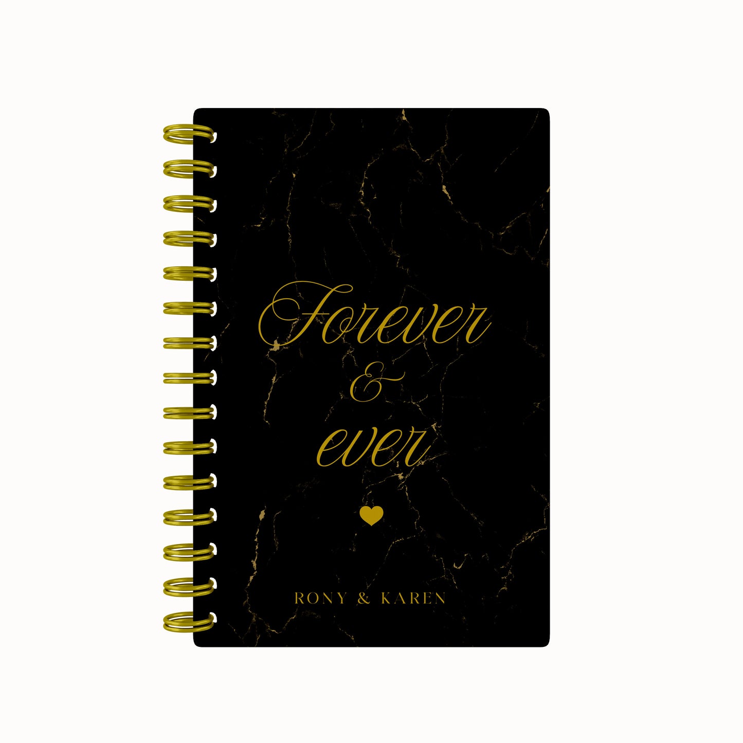 Forever & Ever ScrapBook - Black Marble