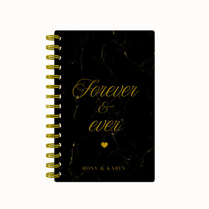 Forever & Ever ScrapBook - Black Marble