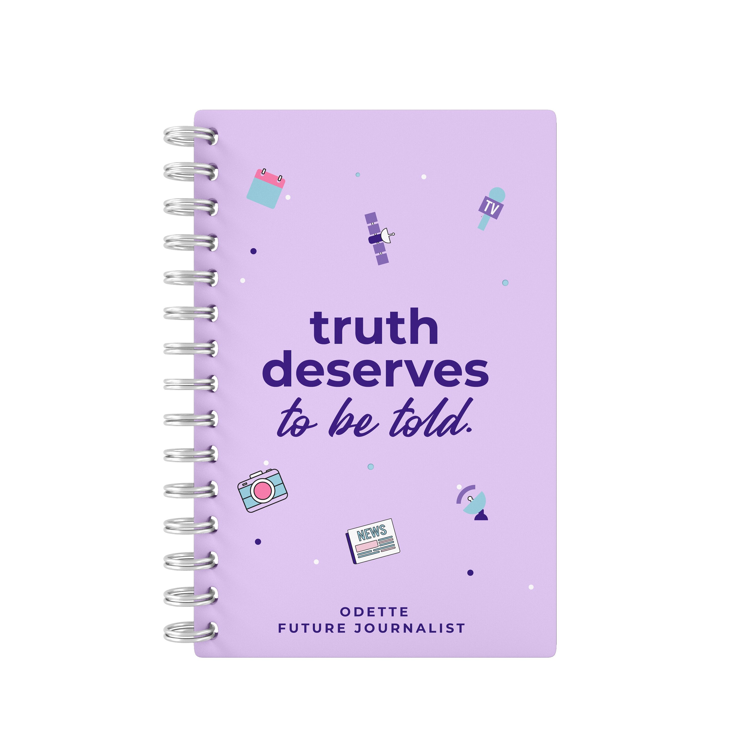 Future Journalist Quote - Student Planner